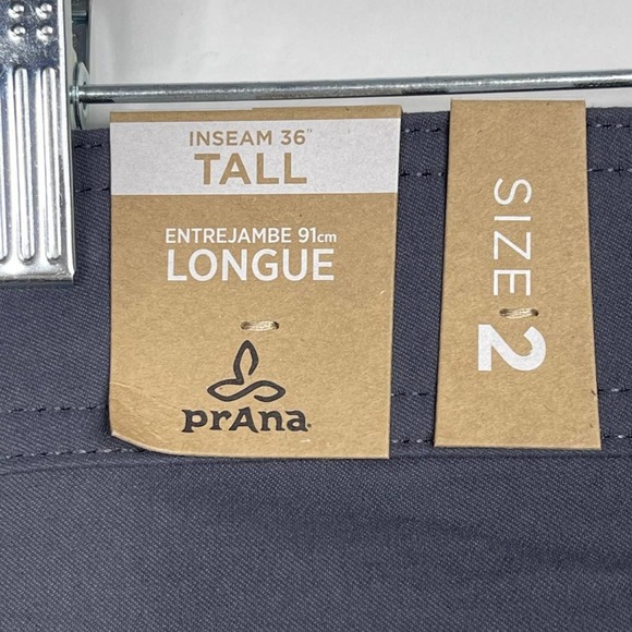 NWT prAna Halle Pant Tall Inseam Coal UPF 50+ Quick-dry 4 - Picture 12 of 16